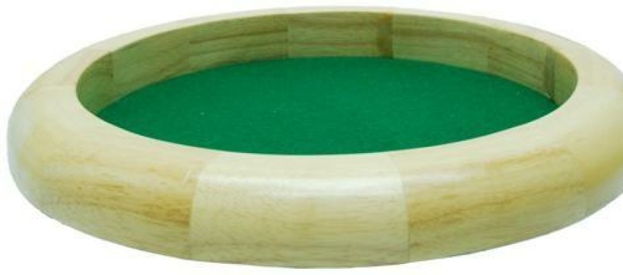 Hot Games Dobbelspellen | Dobbelpiste Blank Hout Rond 30Cm