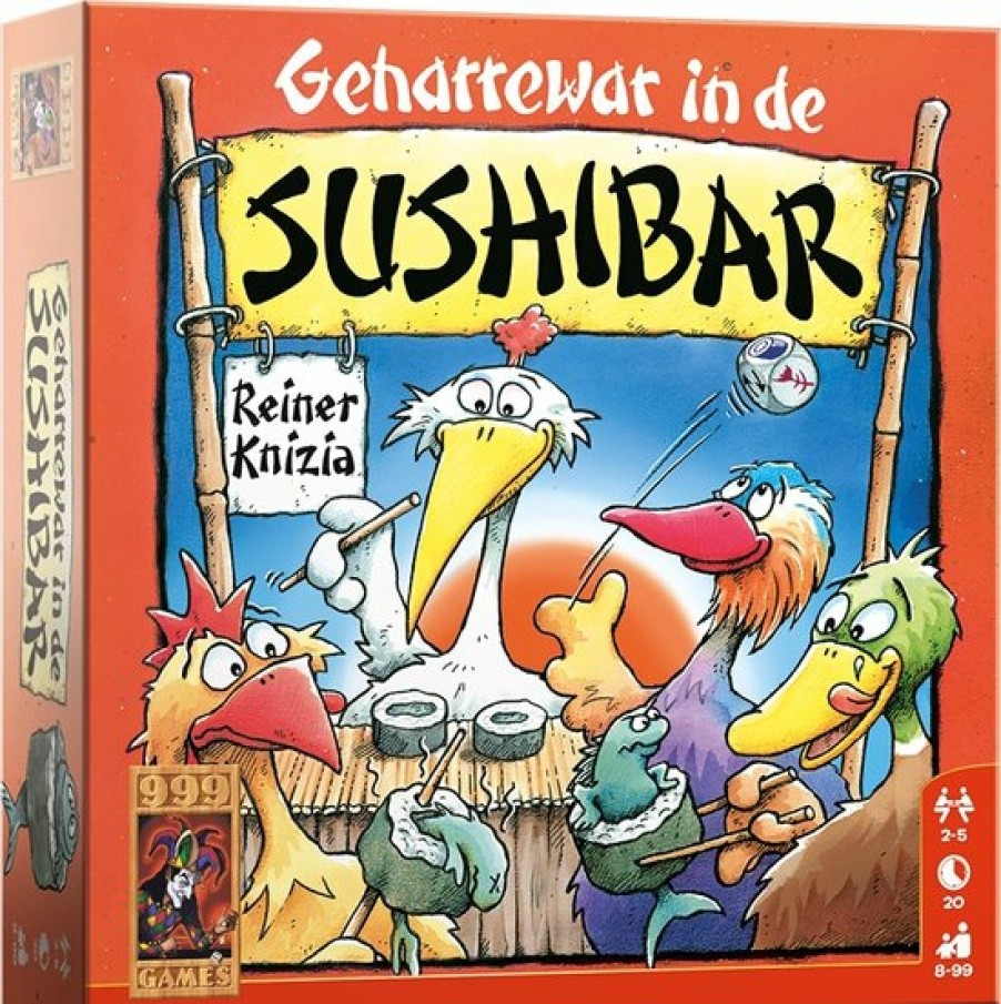 999 Games Dobbelspellen | Geharrewar In De Sushibar - Dobbelspel