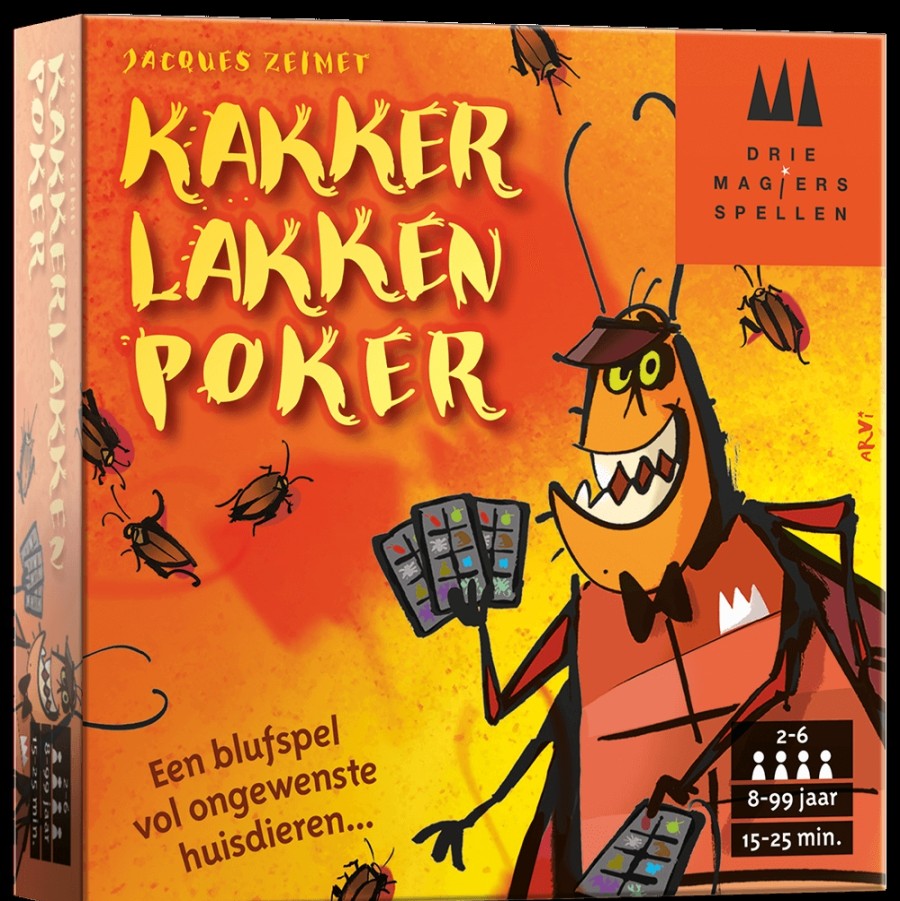 Drie Magiers Spellen Kaartspellen | Kakkerlakkenpoker