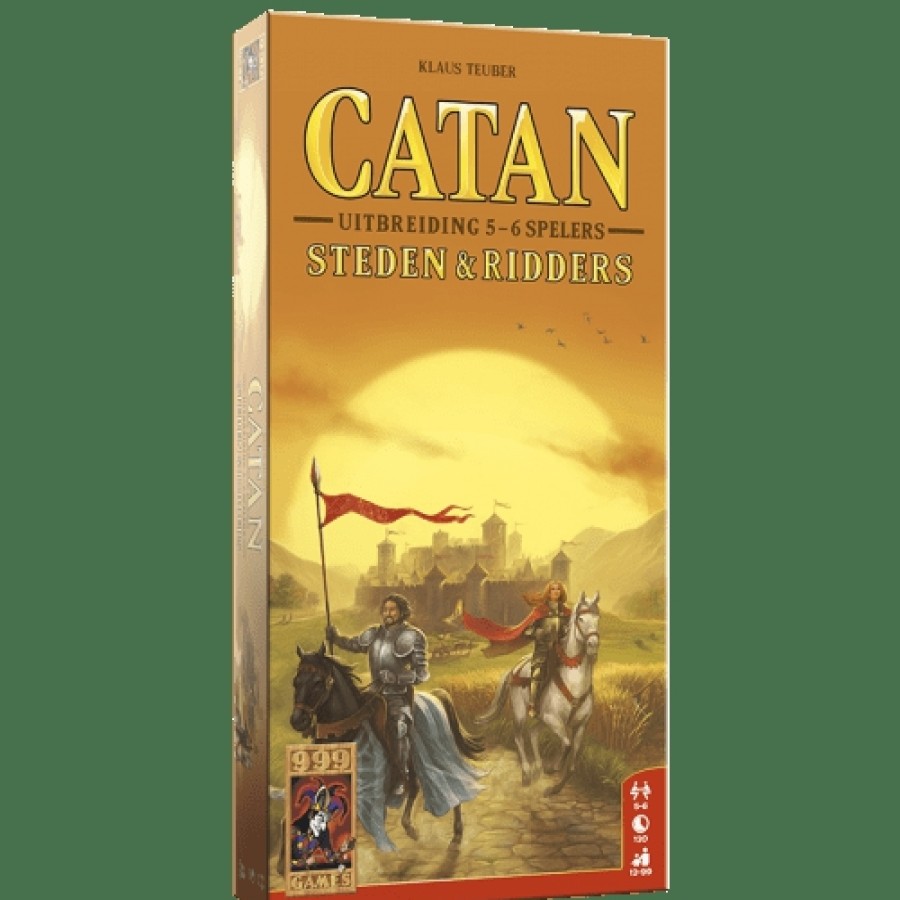 999 Games Catan | Catan: Uitbreiding Steden & Ridders 5/6 Spelers