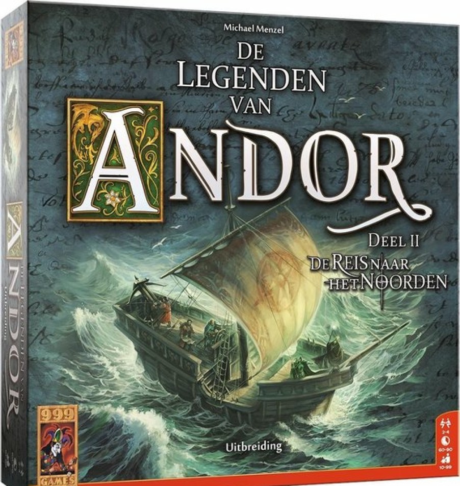 999 Games Samenwerking Bordspel | De Legenden Van Andor - De Reis Naar Het Noorden