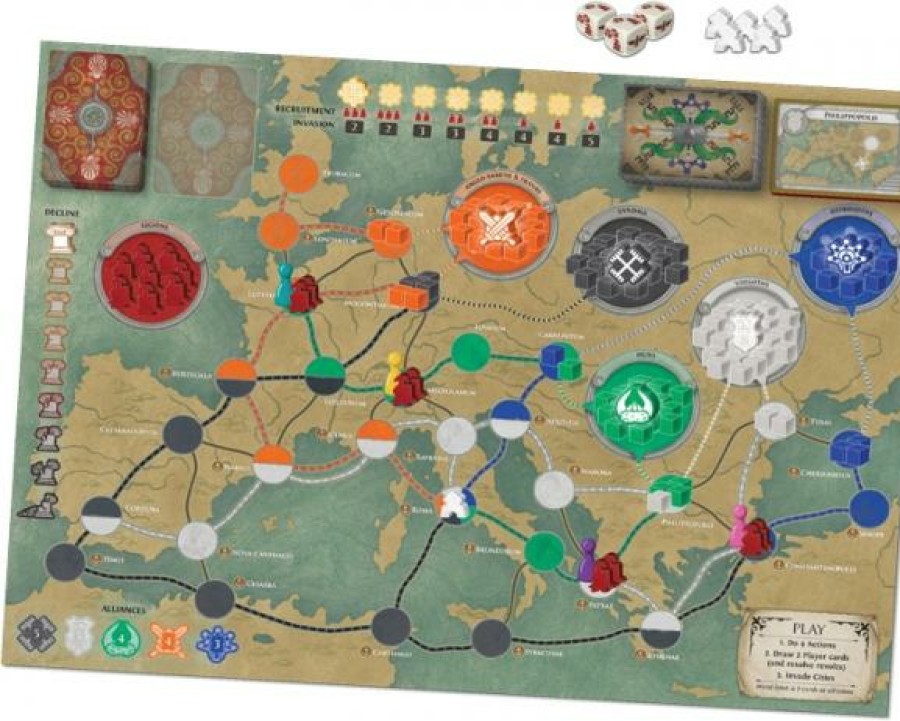 Z-Man Games Samenwerking Bordspel | Pandemic Fall Of Rome Nl