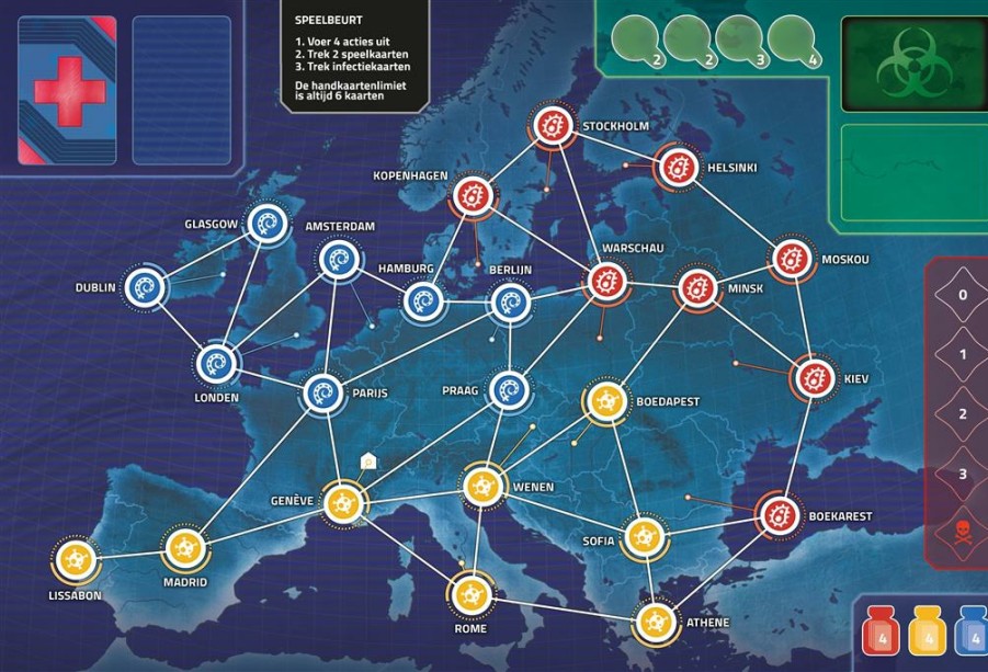 Z-Man Games Samenwerking Bordspel | Pandemic Hot Zone Europa Nl