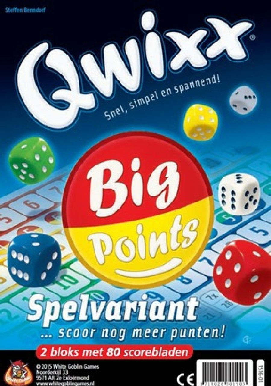 White Goblin Games Dobbelspellen | Qwixx Big Points