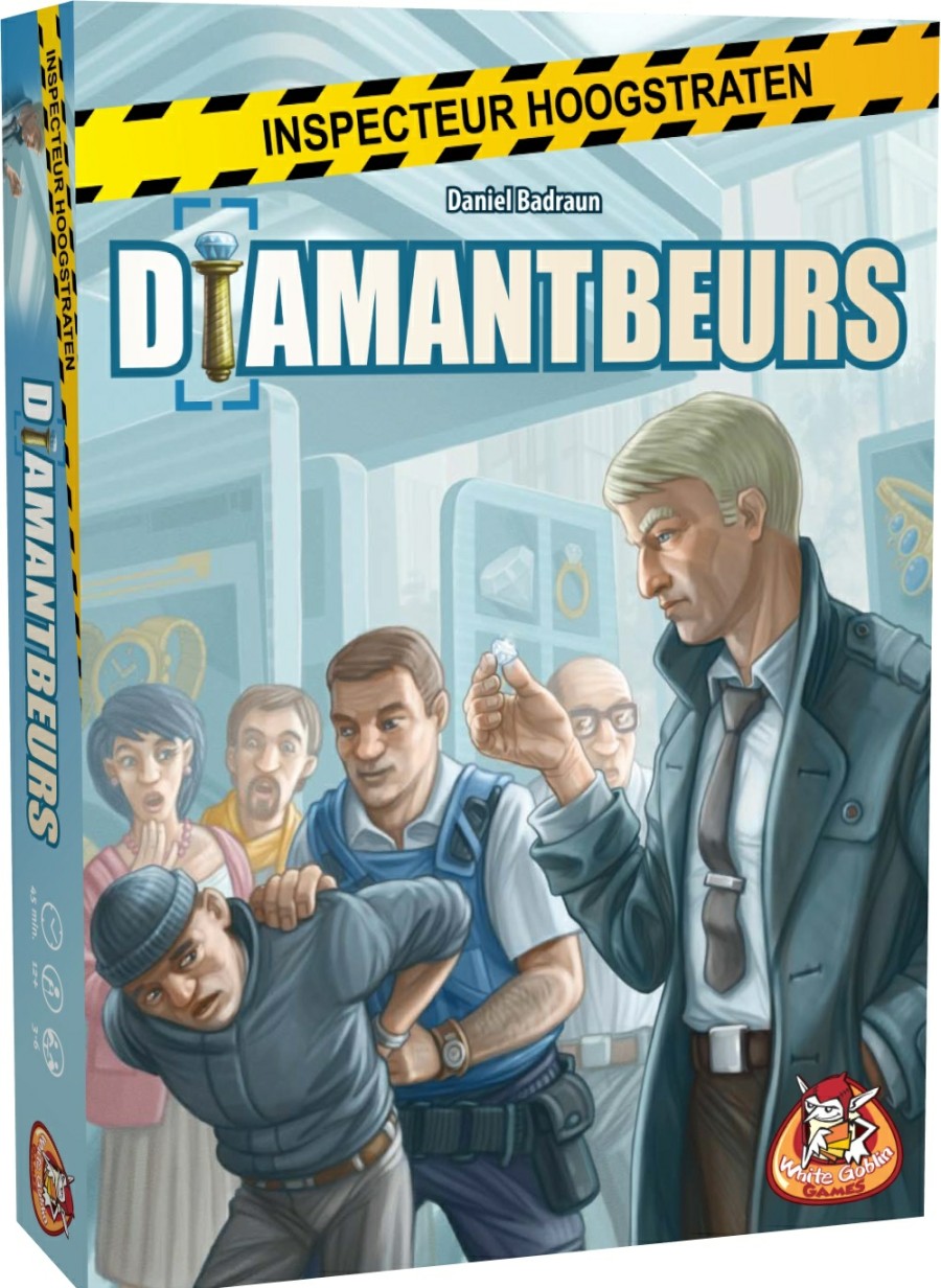 White Goblin Games 2 Persoonsspellen | Inspecteur Hoogstraten: Diamantbeurs