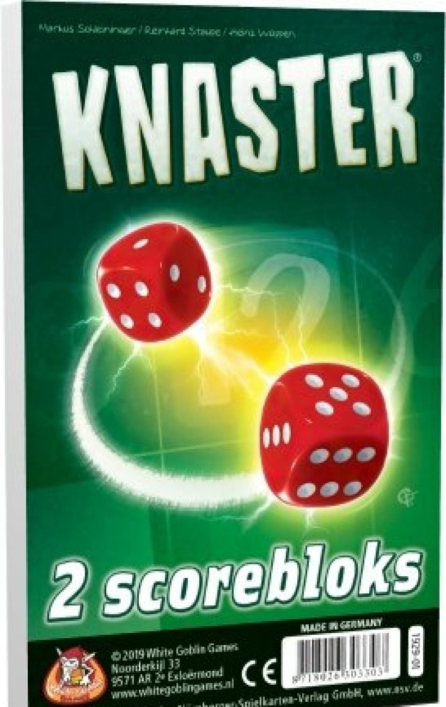 White Goblin Games Dobbelspellen | Knaster Bloks (Extra Scorebloks)