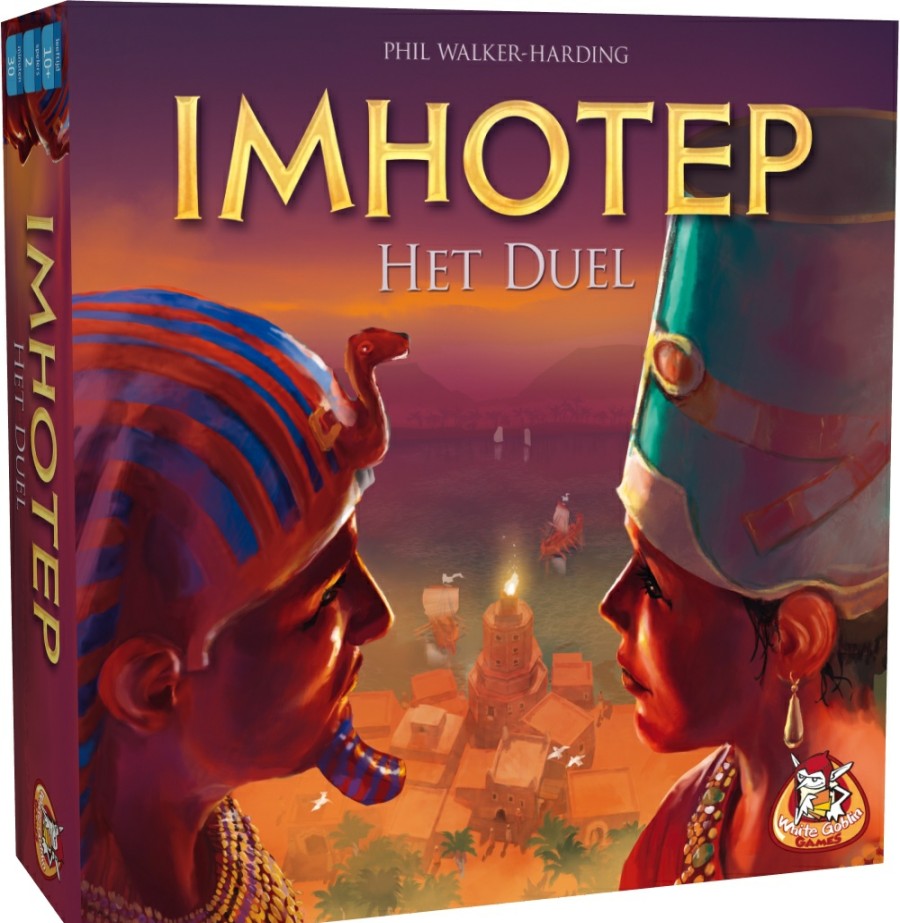 White Goblin Games 2 Persoonsspellen | Imhotep: Het Duel - Bordspel