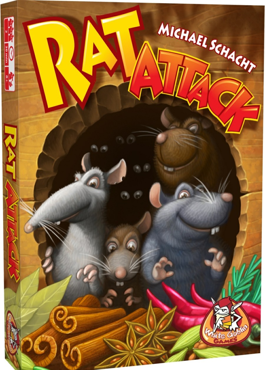 White Goblin Games 2 Persoonsspellen | Rat Attack - Bordspel