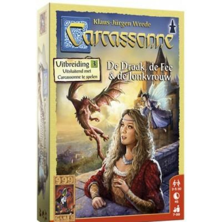 999 Games Carcassonne | Carcassonne: De Draak, De Fee En De Jonkvrouw