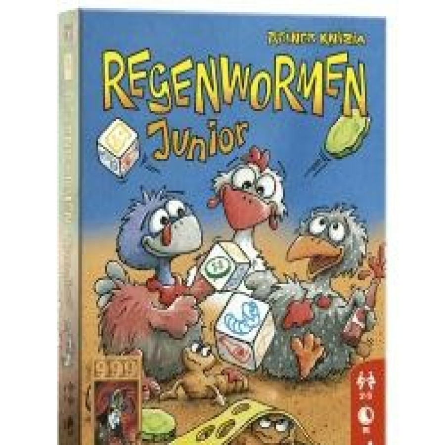 999 Games Kinderspellen | Regenwormen Junior - Dobbelspel