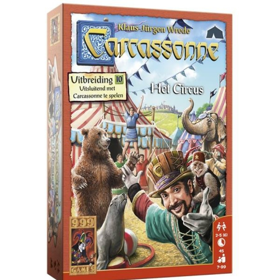 999 Games Carcassonne | Carcassonne: Het Circus Bordspel