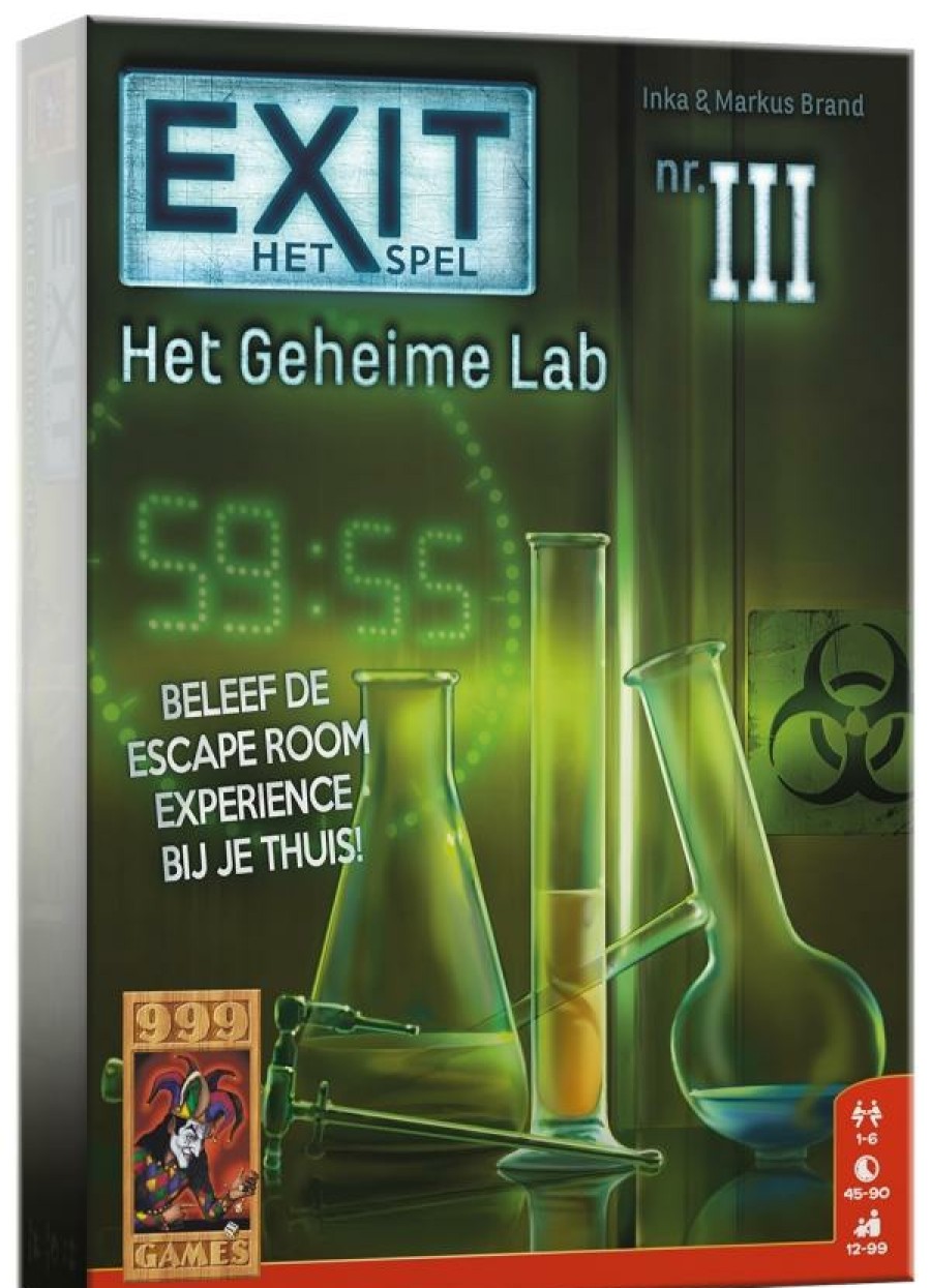 999 Games Exit | Exit - Het Geheime Lab Bordspel