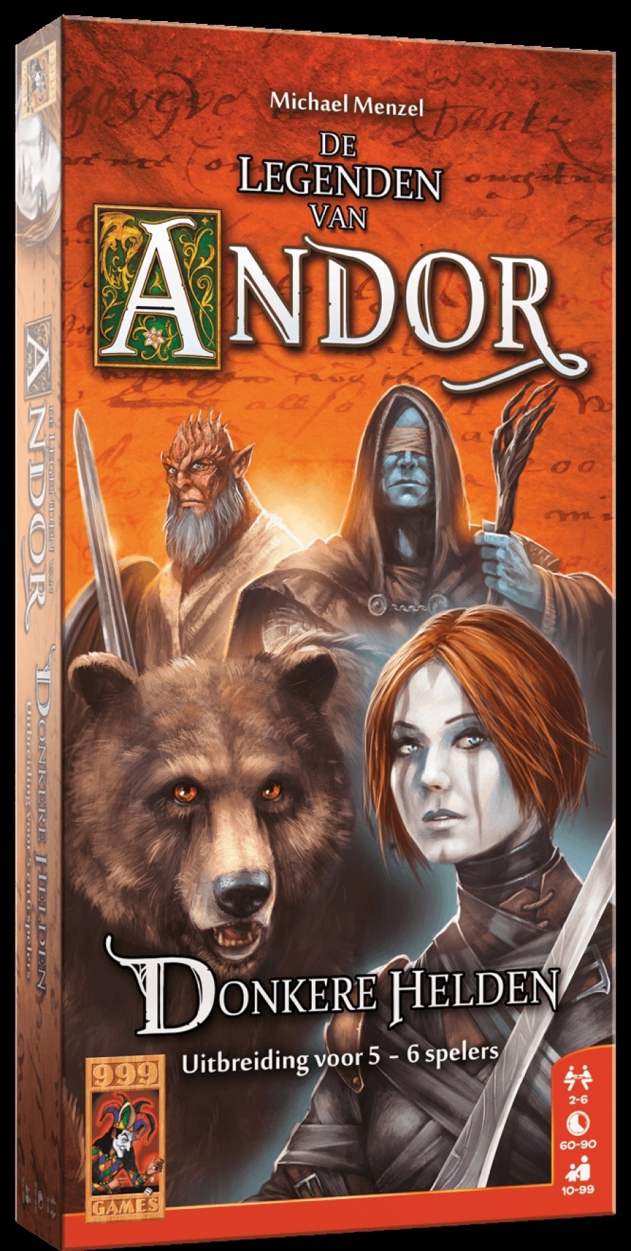 999 Games Samenwerking Bordspel | De Legenden Van Andor: Donkere Helden 5/6 - Bordspel