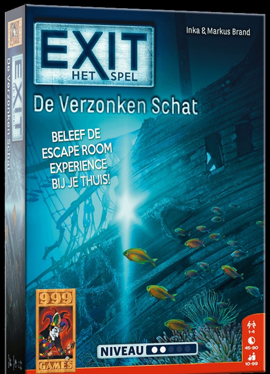 999 Games Exit | Exit - De Verzonken Schat - Breinbreker