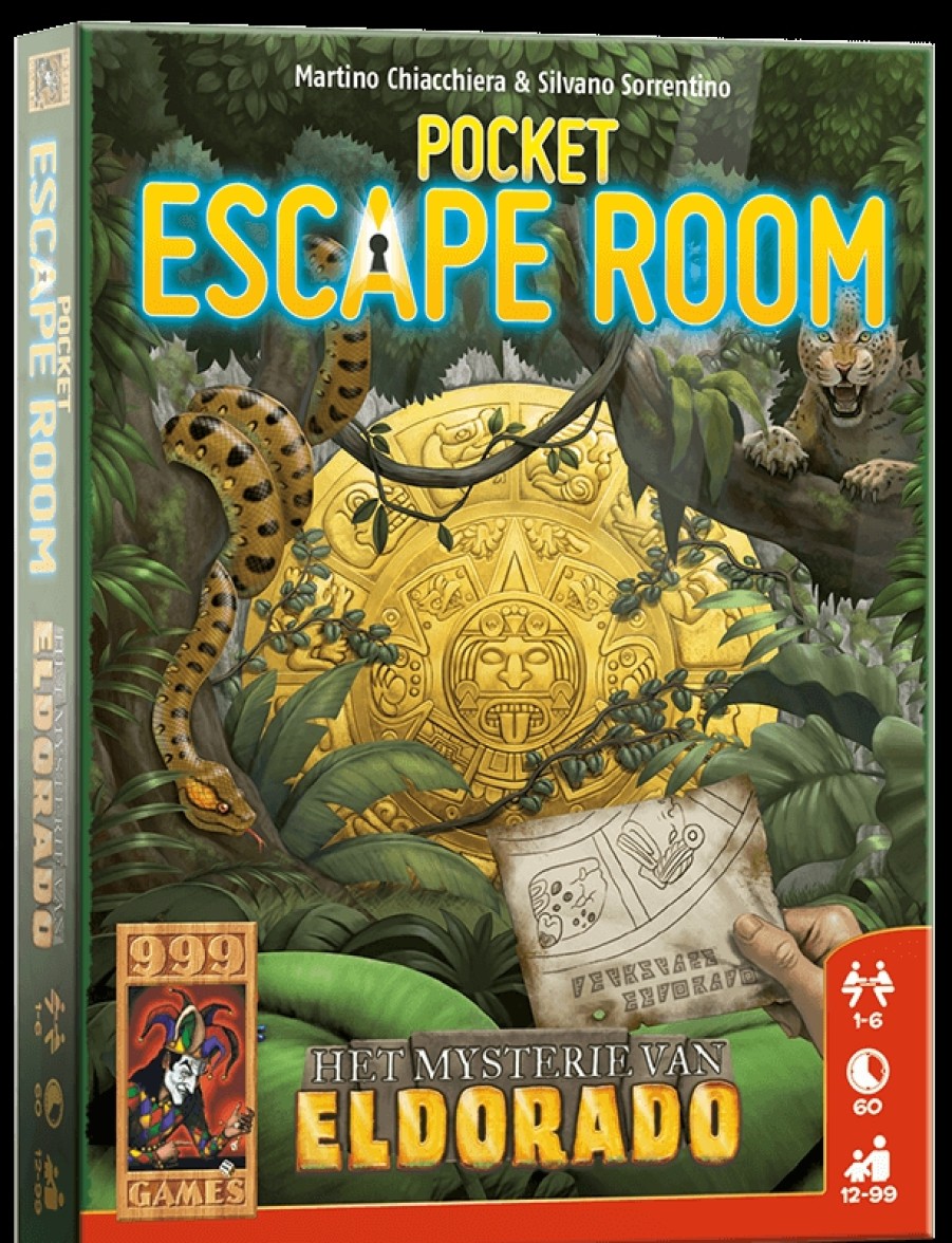 999 Games Kaartspellen | Pocket Escape Room: Het Mysterie Van Eldorado - Breinbreker