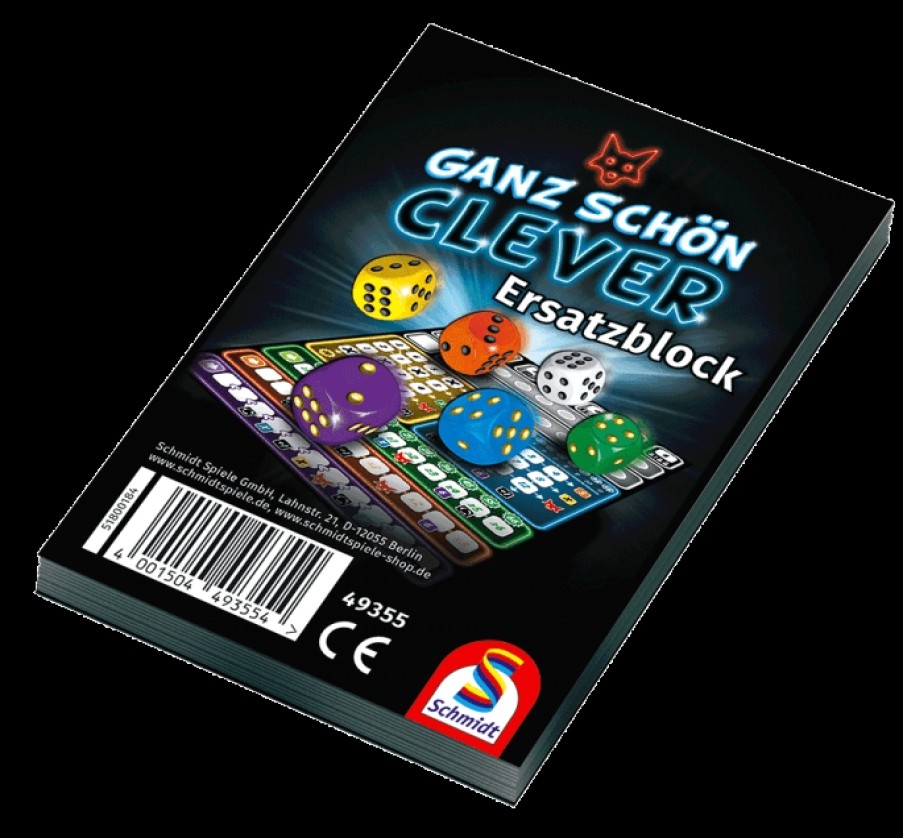 999 Games Dobbelspellen | Clever Scoreblok 2 Stuks - Dobbelspel