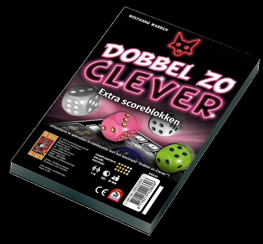 999 Games Dobbelspellen | Dobbel Zo Clever Scoreblok - Dobbelspel