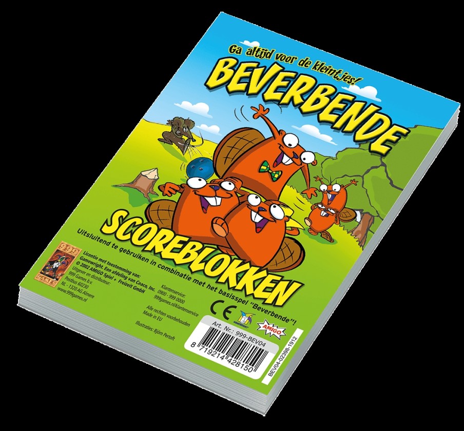 999 Games Kaartspellen | Beverbende Scoreblokken 3 Stuks - Kaartspel