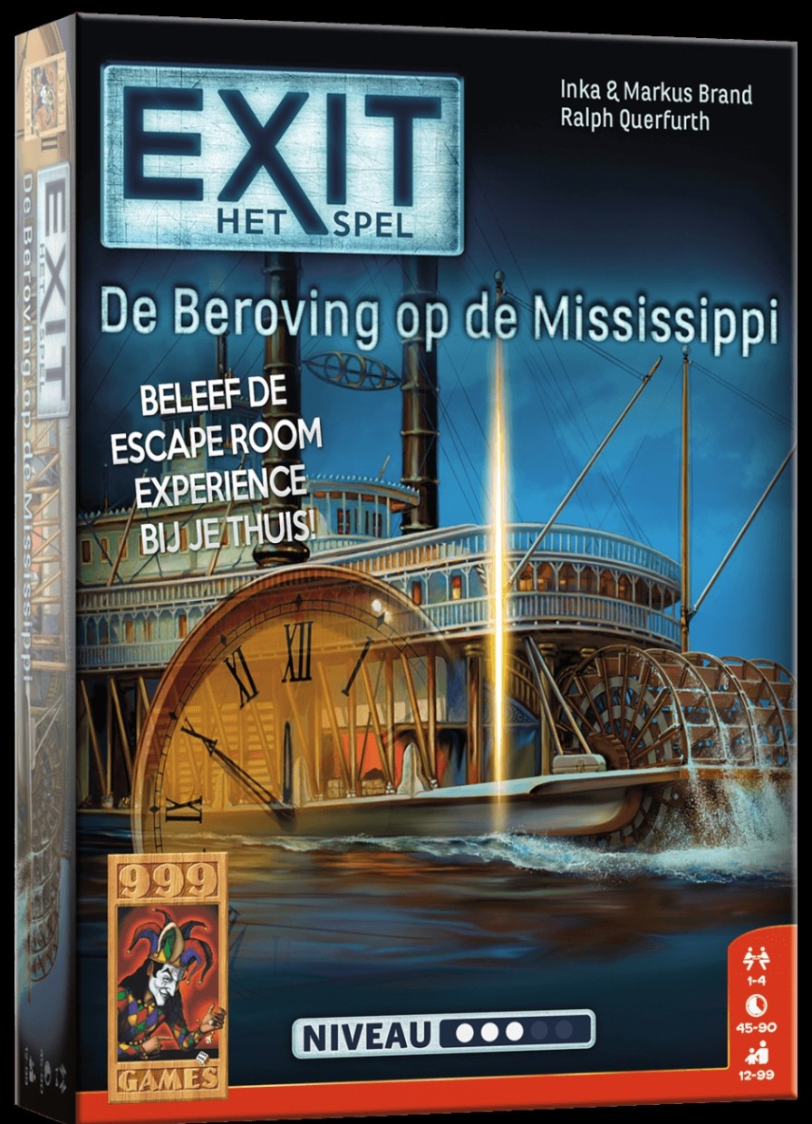 999 Games Exit | Exit - De Beroving Op De Mississippi - Breinbreker