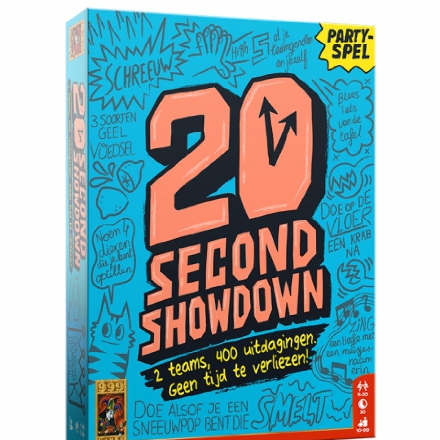 999 Games Partyspellen | 20 Second Showdown - Bordspel