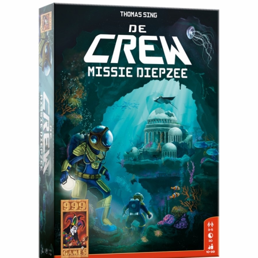 999 Games Samenwerking Bordspel | De Crew Missie Diepzee - Kaartspel