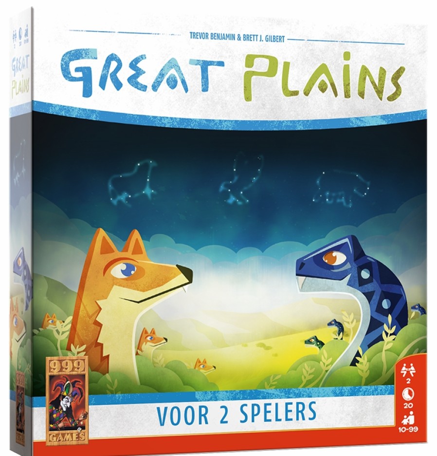 999 Games 2 Persoonsspellen | Great Plains Bordspel