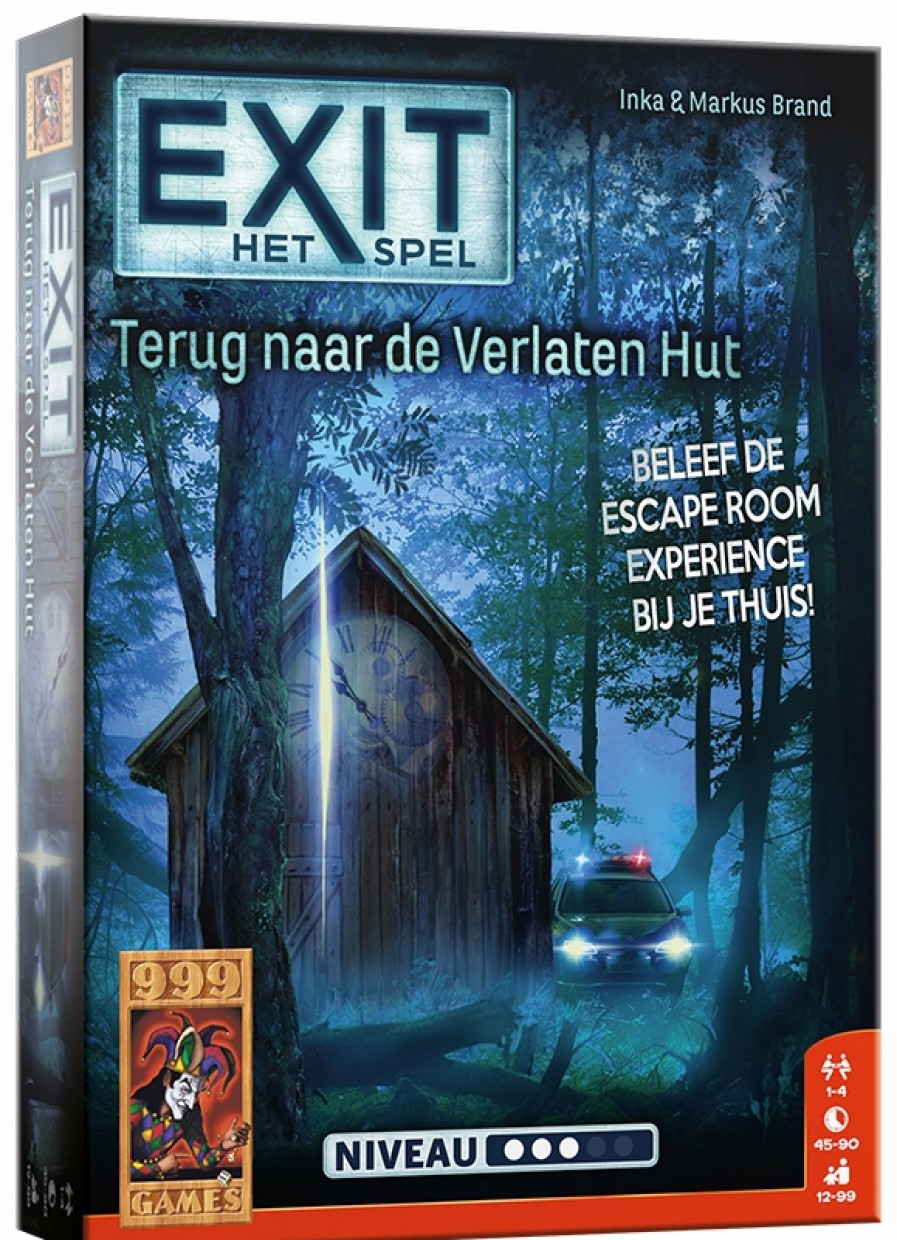 999 Games Samenwerking Bordspel | Exit - Terug Naar De Verlaten Hut