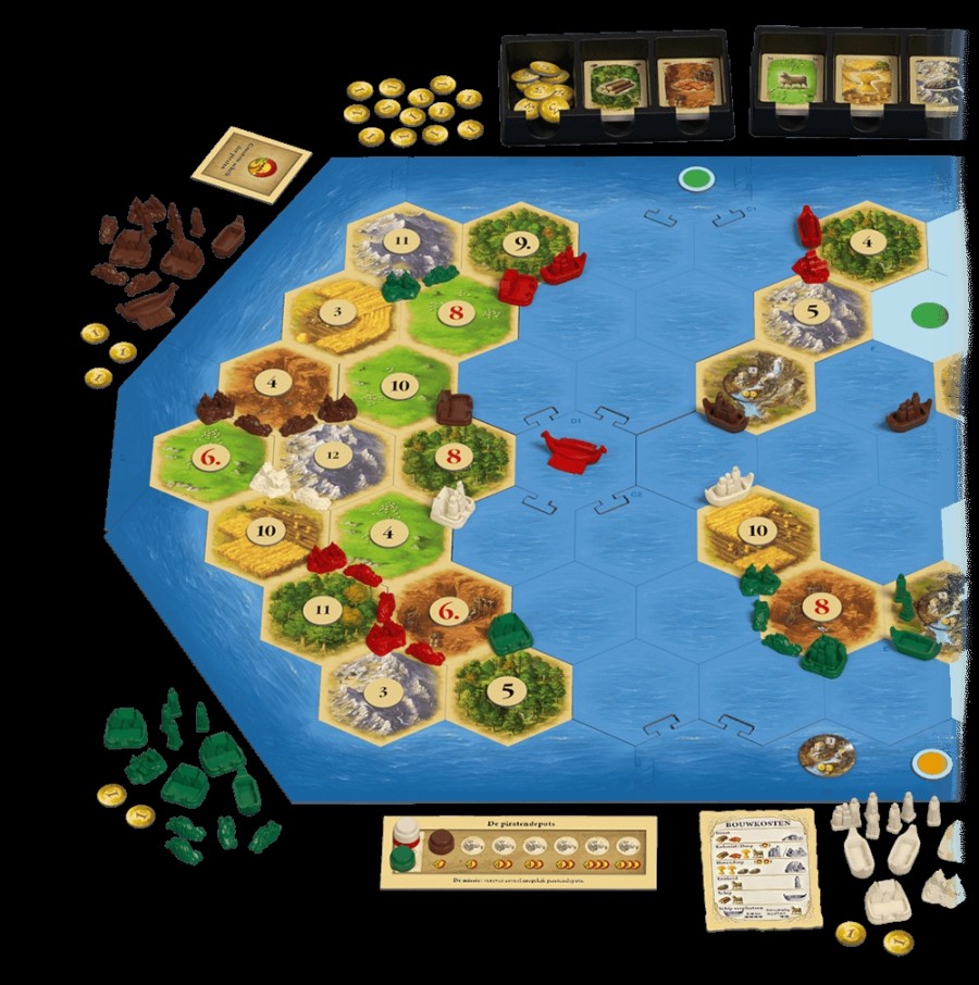 999 Games Catan | Catan: Piraten & Ontdekkers 5/6 Spelers - Bordspel