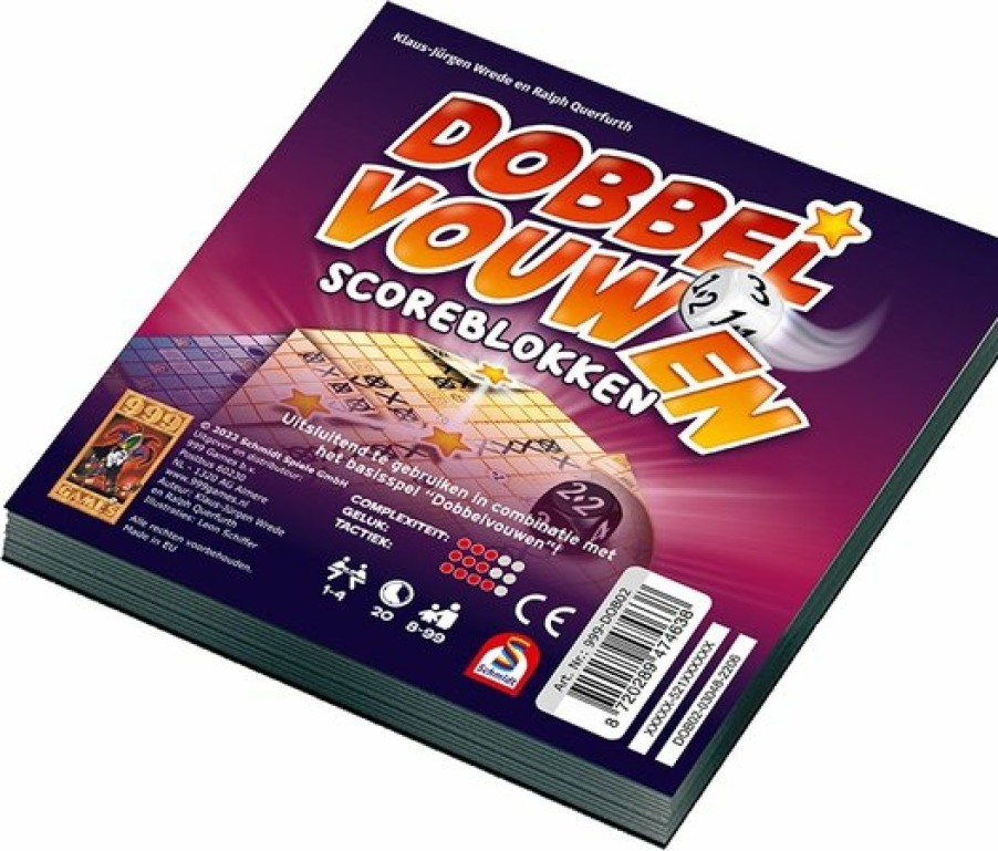 999 Games Dobbelspellen | Scoreblokken Dobbel Vouwen