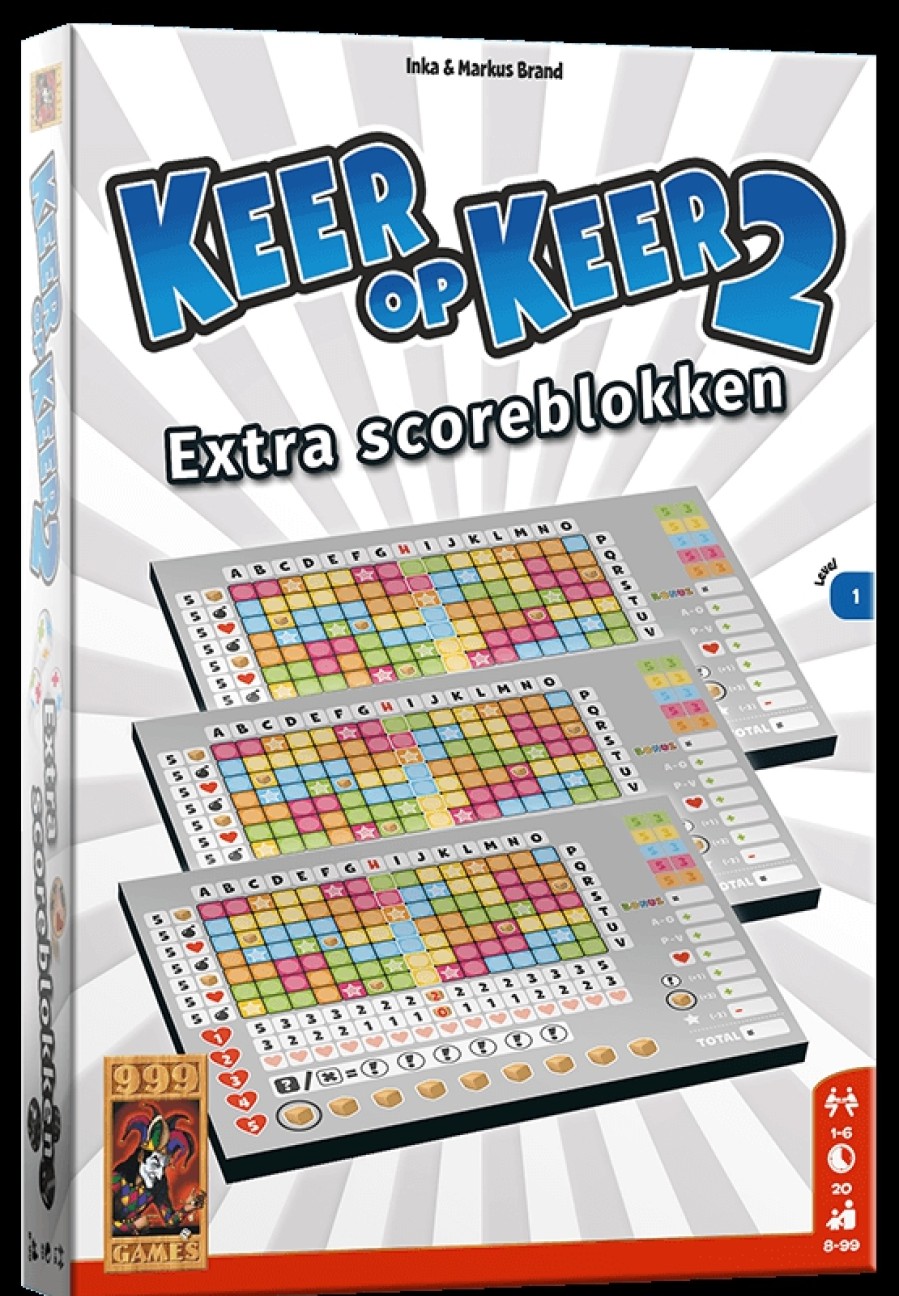 999 Games Dobbelspellen | Keer Op Keer [2] Level Een, 2 Extra Bloks