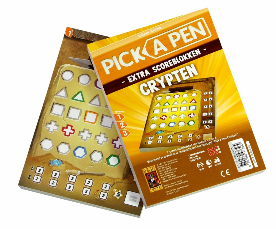 999 Games Dobbelspellen | Pick A Pen - Crypten (Scoreblokken)