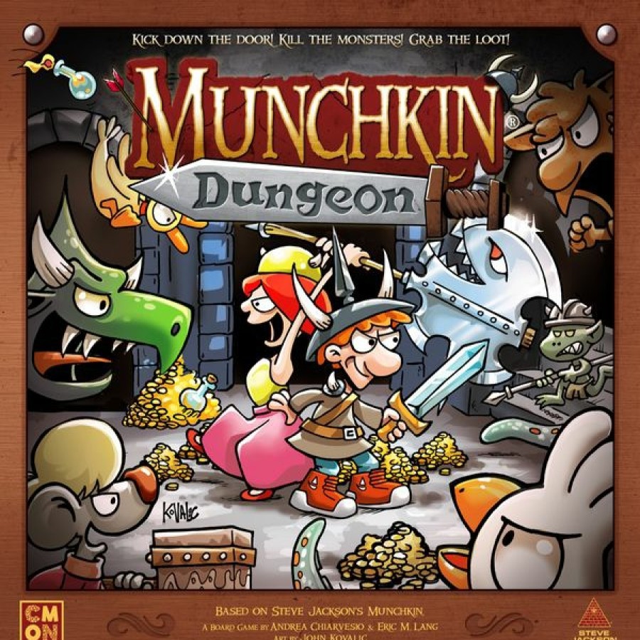 CMON Munchkin | Munchkin Dungeon - Bordspel