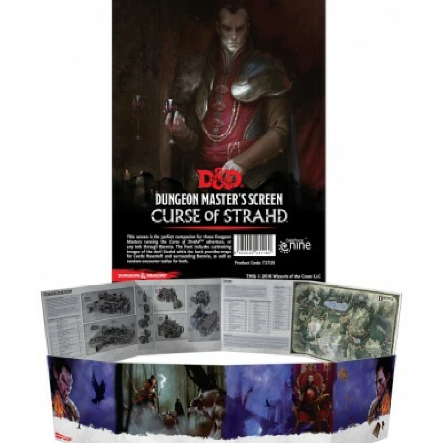 D&D Adventures Books | D&D Curse Of Strahd Dm Screen