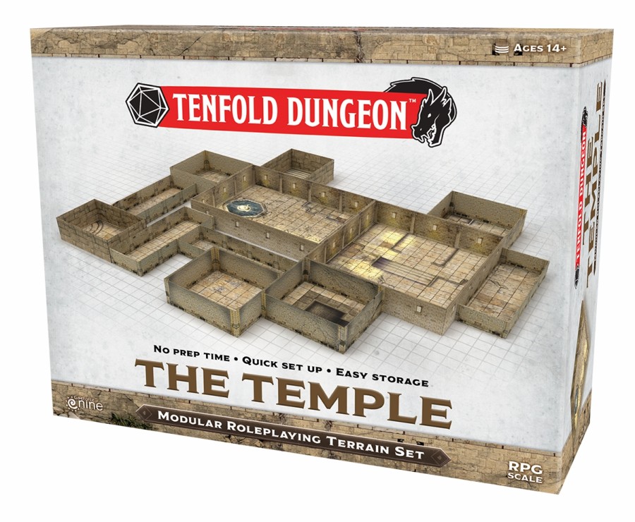 Gale Force Nine Accessoires | Tenfold Dungeon: The Temple - En