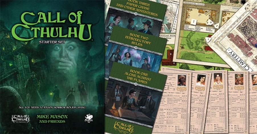 Chaosium Inc. Samenwerking Bordspel | Call Of Cthulhu - Starter Set