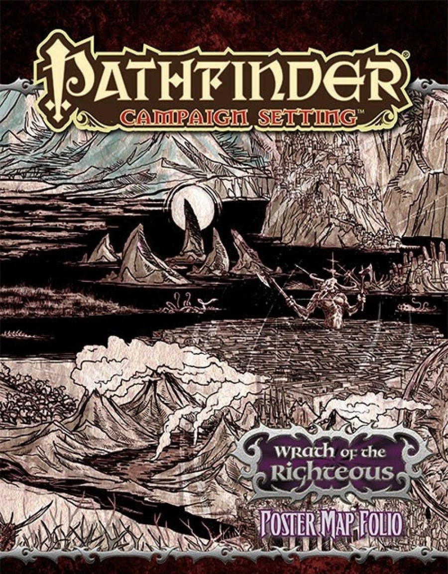 Paizo Publishing Pathfinder | Pathfinder Campaign Setting: Wrath Of The Righteous Poster Map Folio