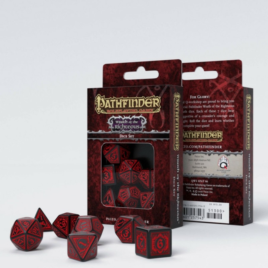 Q Workshop Dobbelstenen | Pathfinder Wrath Of The Righteous Dice Set (7)