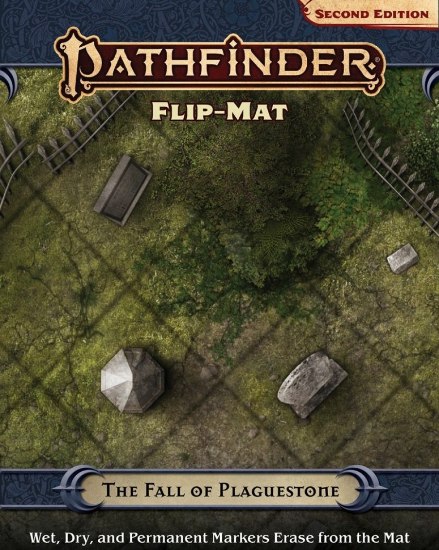 Paizo Publishing Pathfinder | Pathfinder Flip-Mat: The Fall Of Plaguestone