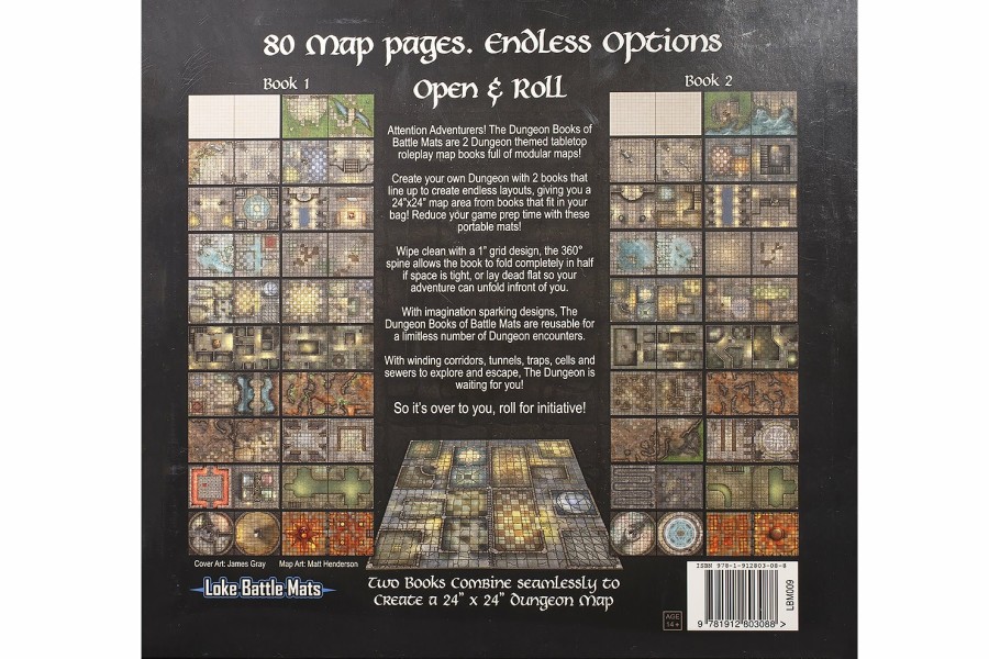 Loke Battlemats Battlemats | The Dungeon Books Of Battle Mats