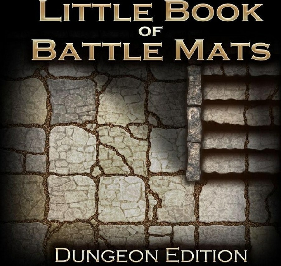 Loke Battlemats Battlemats | The Little Book Of Battle Mats - Dungeon Edition - En