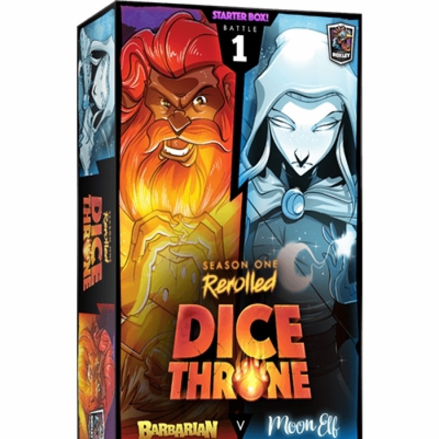 Roxley Games Kaartspellen | Dice Throne S1 Rerolled Barbarian Vs Moon Elf