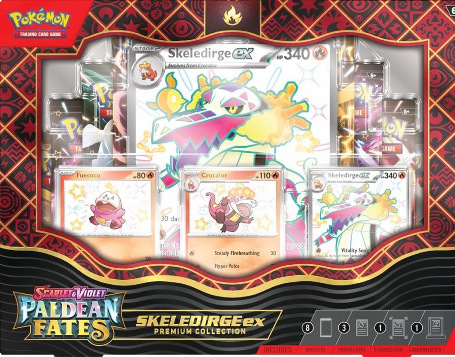 Pokemon USA Pokemon Series | Pokemon Paldean Fates - Premium Collection Skeledirge