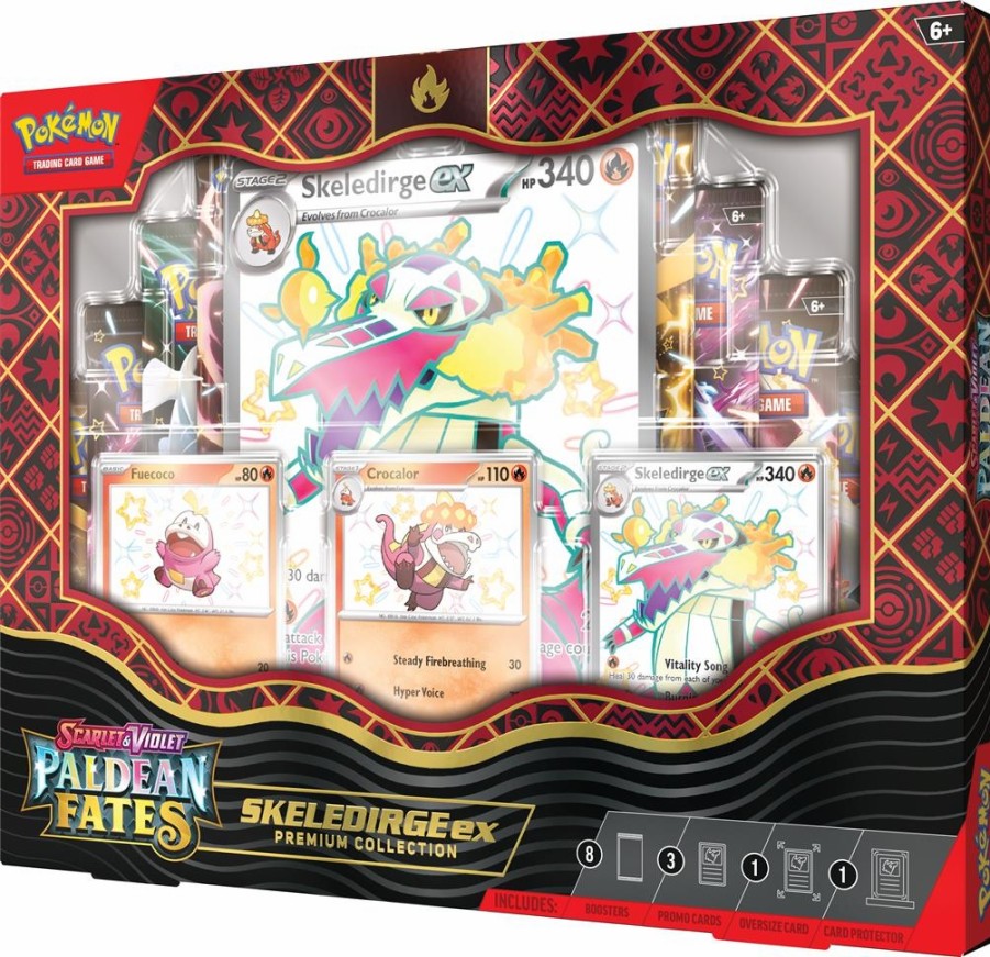 Pokemon USA Pokemon Series | Pokemon Paldean Fates - Premium Collection Skeledirge