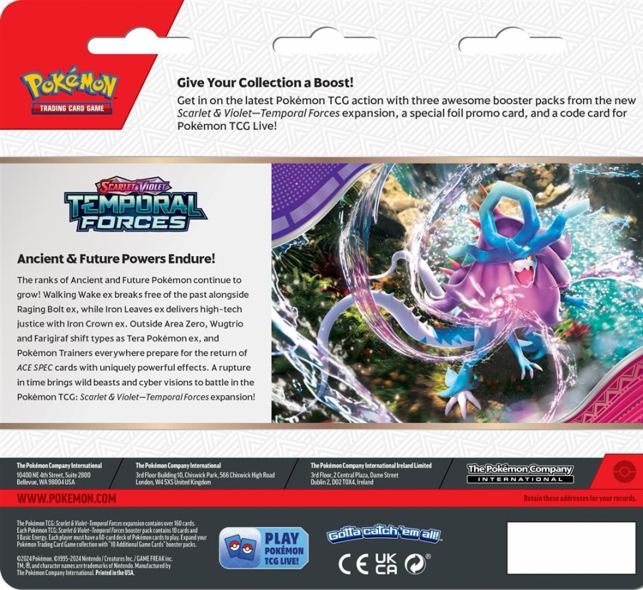 Pokemon USA Pokemon Series | Pokemon Temporal Forces Booster Blister - Cyclizar