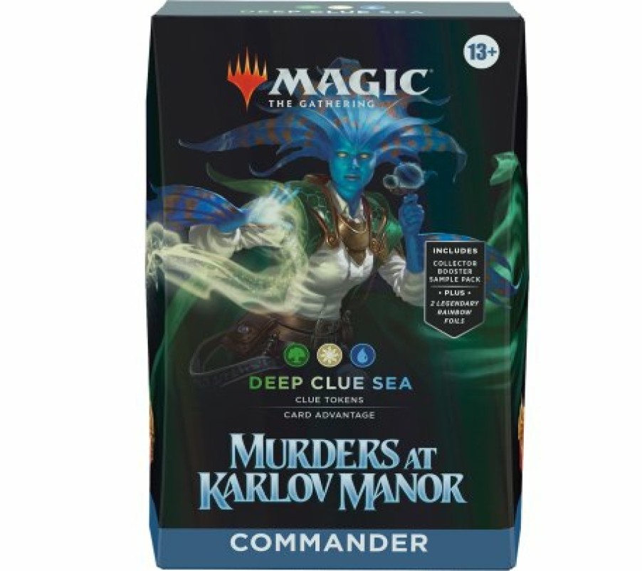 Wizards of the Coast Magic Series | Magic: Murders At Karlov Manor - Commander Deck: Deep Clue Sea