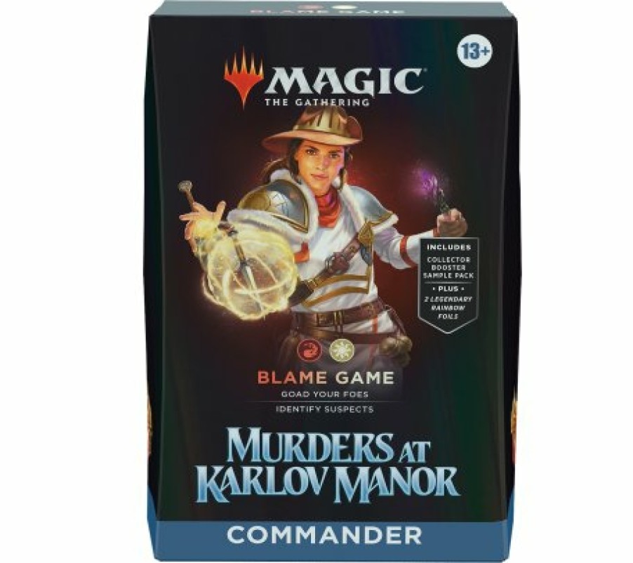 Wizards of the Coast Magic Series | Magic: Murders At Karlov Manor - Commander Deck: Blame Game