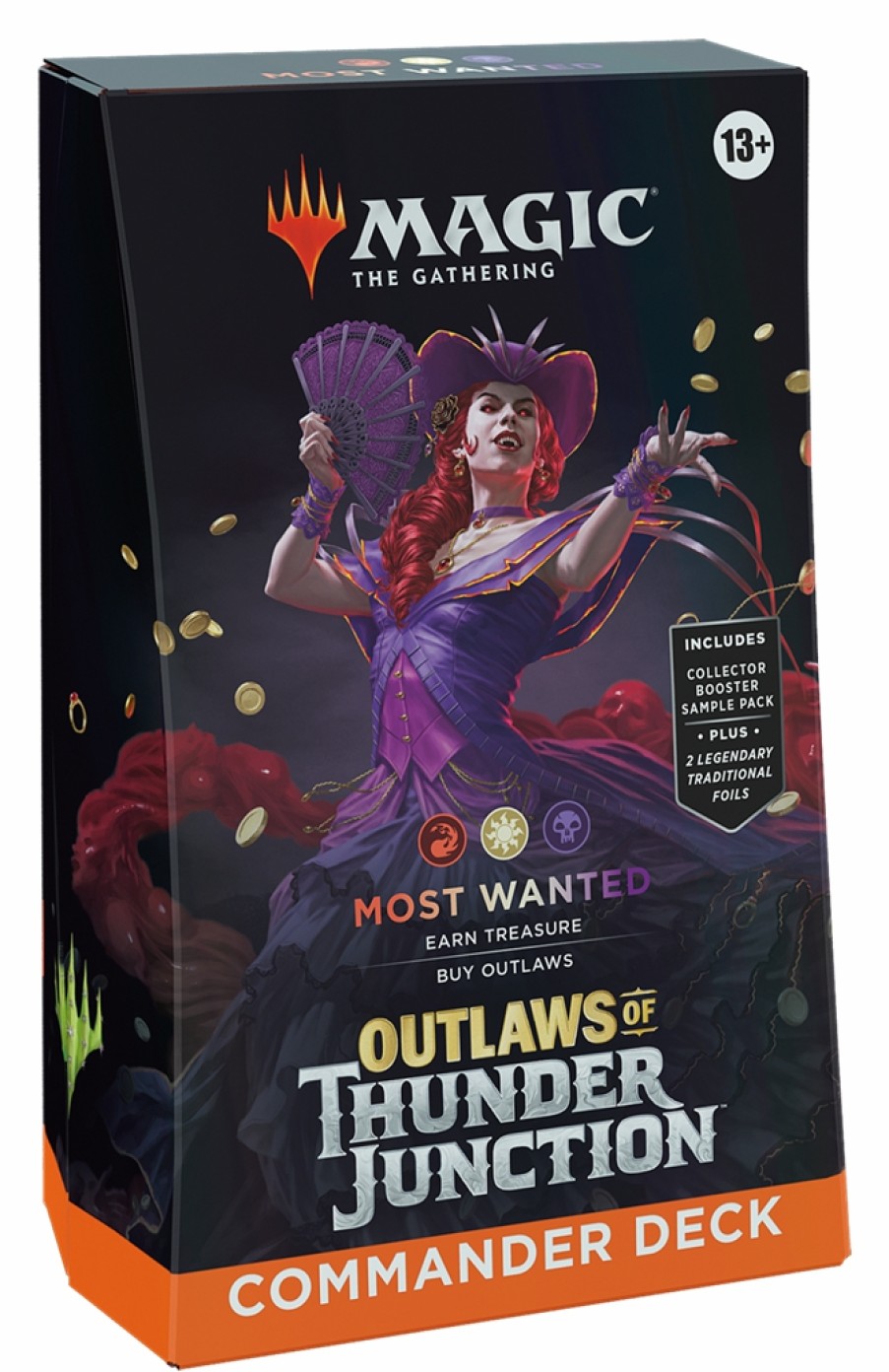 Wizards of the Coast Magic Series | Magic: Outlaws Of Thunder Junction Commander Deck - Most Wanted