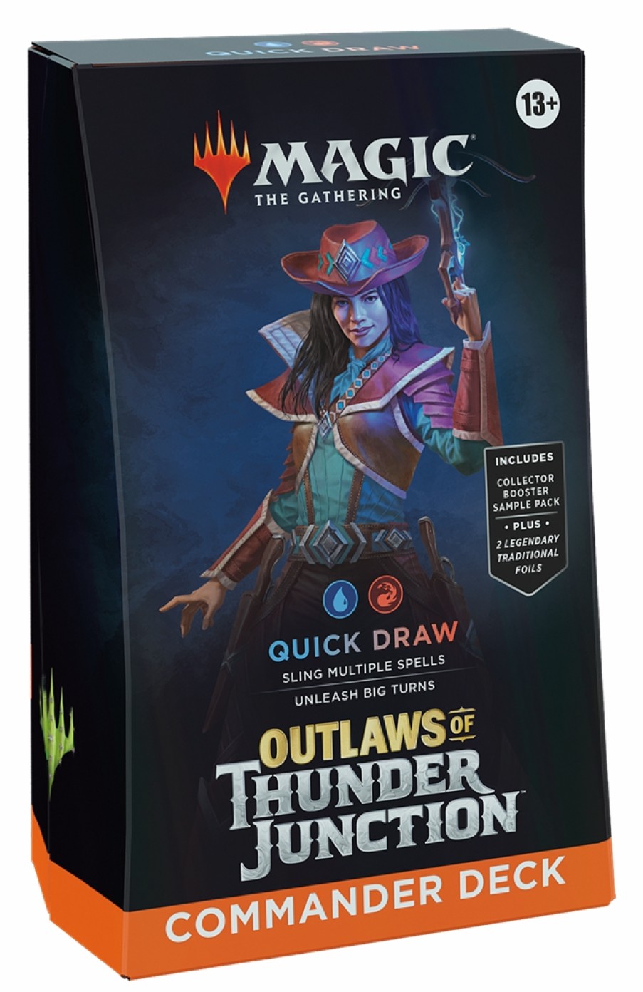 Wizards of the Coast Magic Series | Magic: Outlaws Of Thunder Junction Commander Deck - Quick Draw