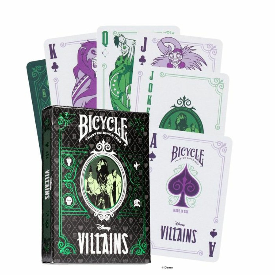 Bicycle Roulette / Poker | Pokerkaarten Bicycle- Villains Groen