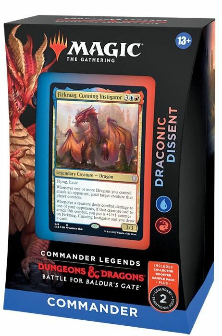 Wizards of the Coast Magic Series | Magic: Commander Legends: Battle For Baldur'S Gate - Commander: Draconic Dissent